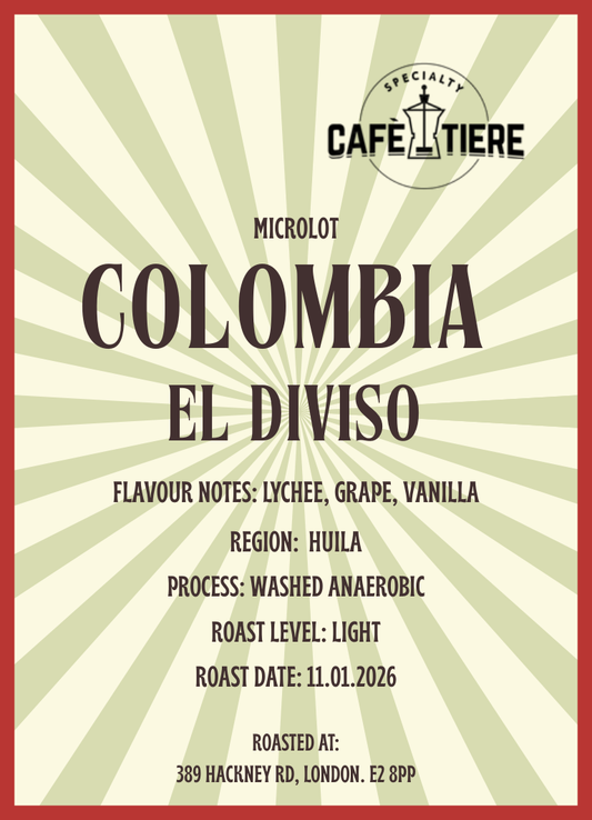Colombia El Diviso - Specialty Cafetiere