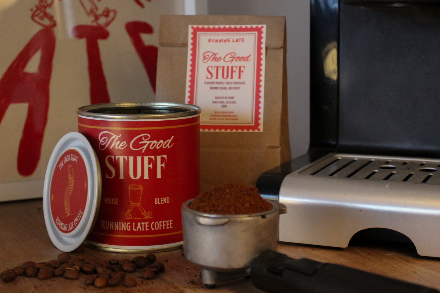 'The Good Stuff': RL House Blend Beans and Storage Tin