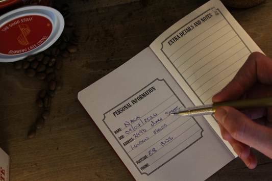 Running Late Coffee Journal