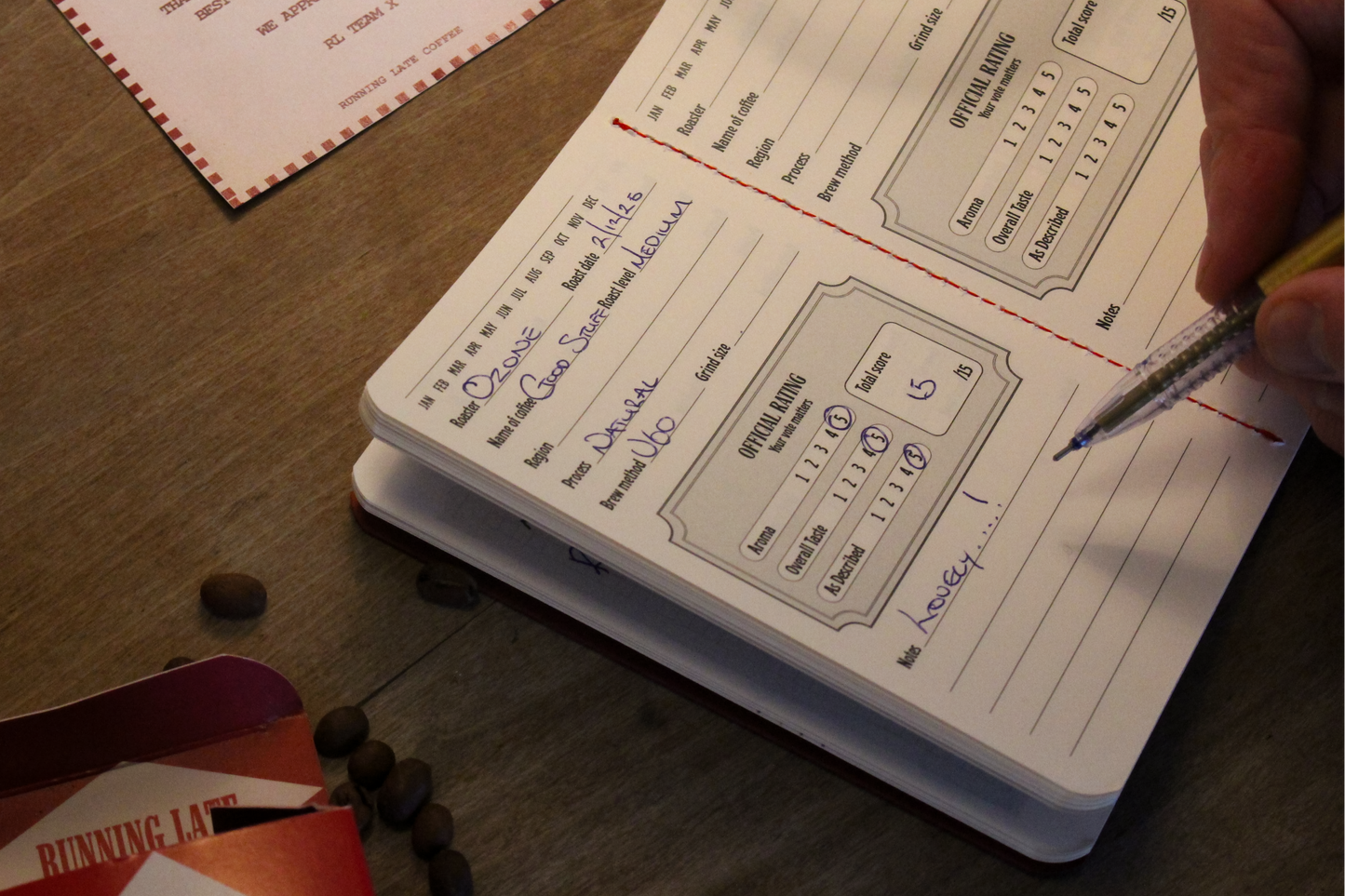 Running Late Coffee Journal